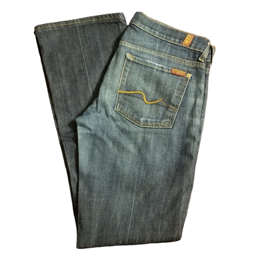 7 for all mankind Midrise Bootcut Jeans Vintage Size 27
